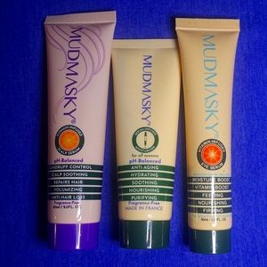 Mudmasky Skin and Scalp Care 3pc Bundle
